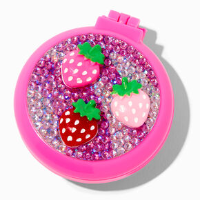 Strawberry Bling Pop-Up Hair Brush,