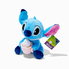 Disney Stitch Claire&#39;s Exclusive 9&quot; Hot Chocolate Soft Toy,
