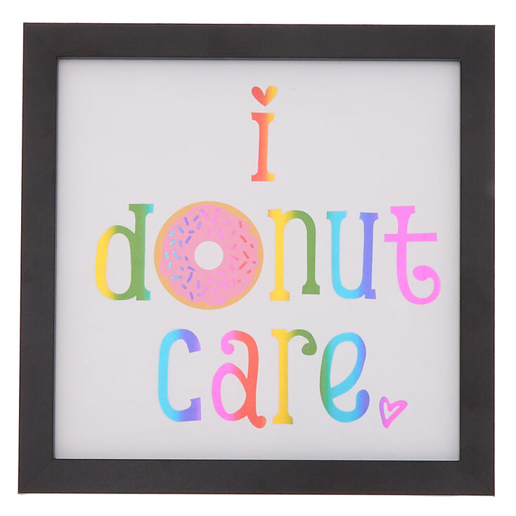 Claire's Décoration murale « I Donut Care »