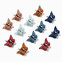Neutral Butterfly Mini Hair Claws - 12 Pack,
