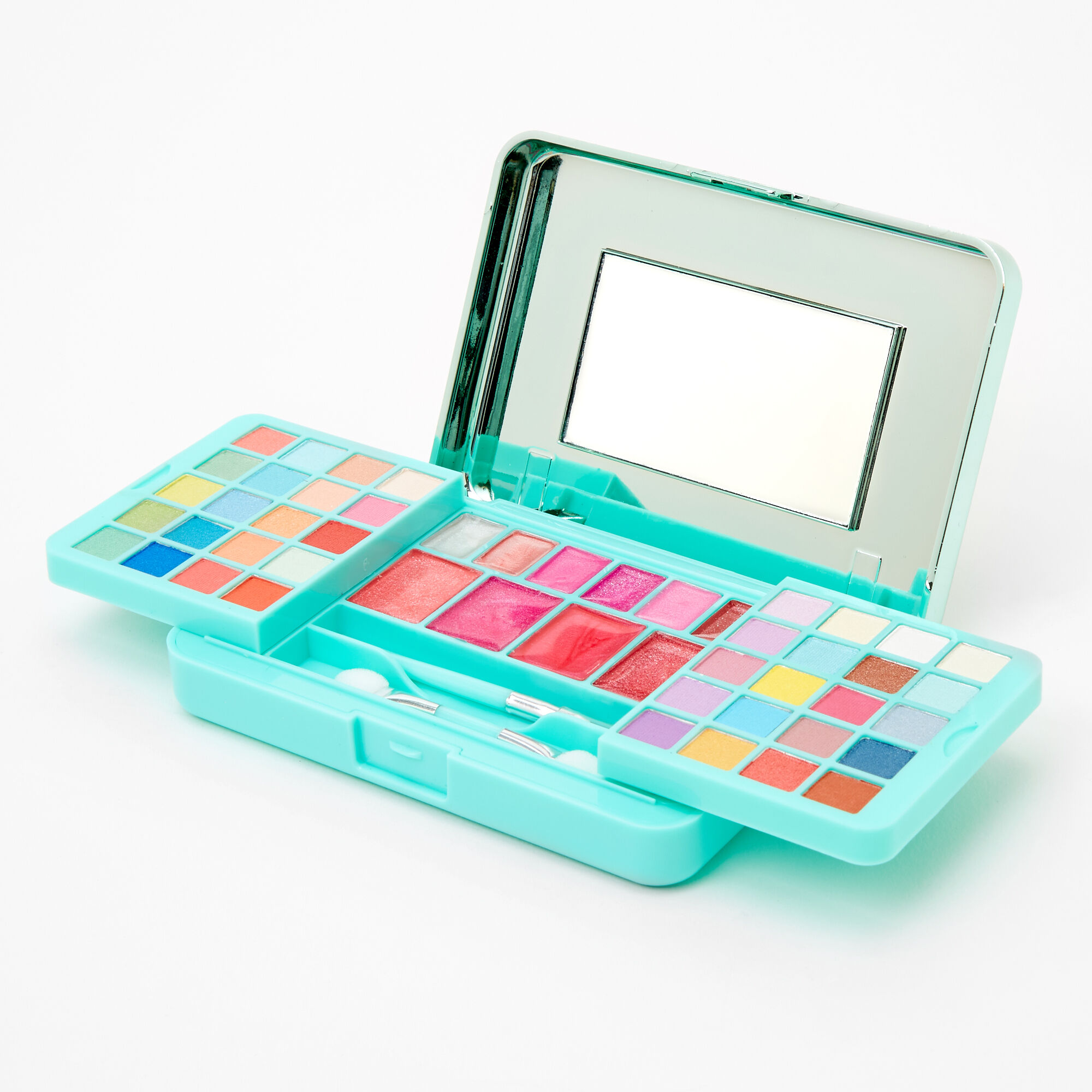 Palette compacte de maquillage licorne vert menthe Claire's Club,