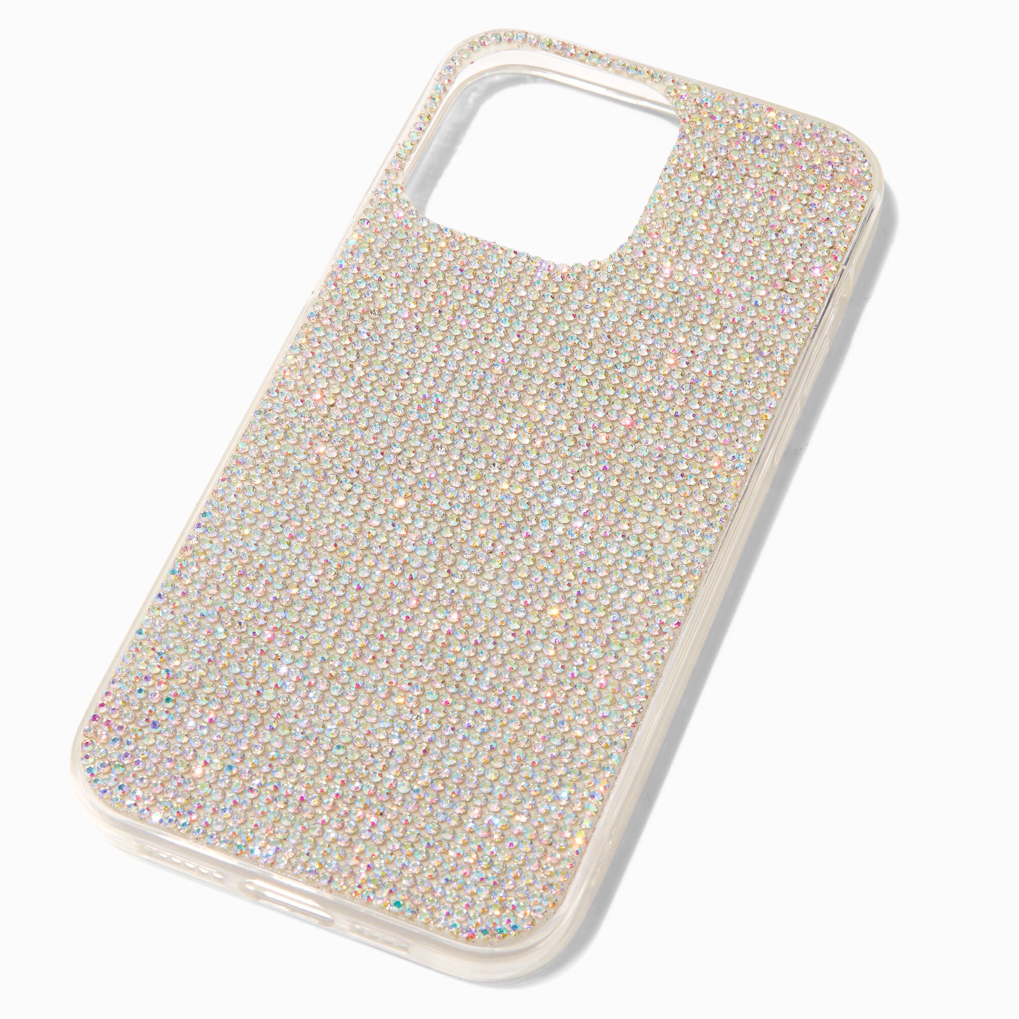 View Claires Gemstone Paved Phone Case Fits Iphone 14 Pro Max information