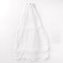 Claire&#39;s Club Pearled Floral Veil - White,