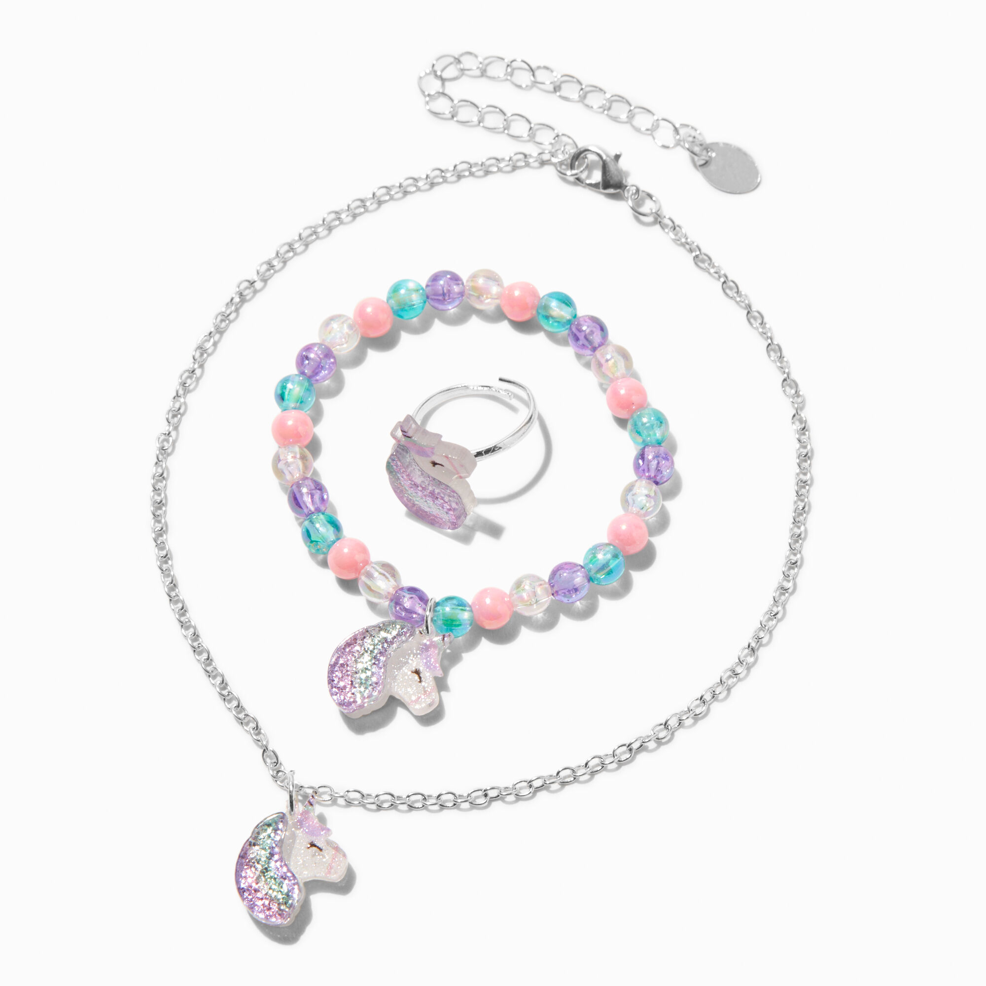 Unicorn jewelry set sales