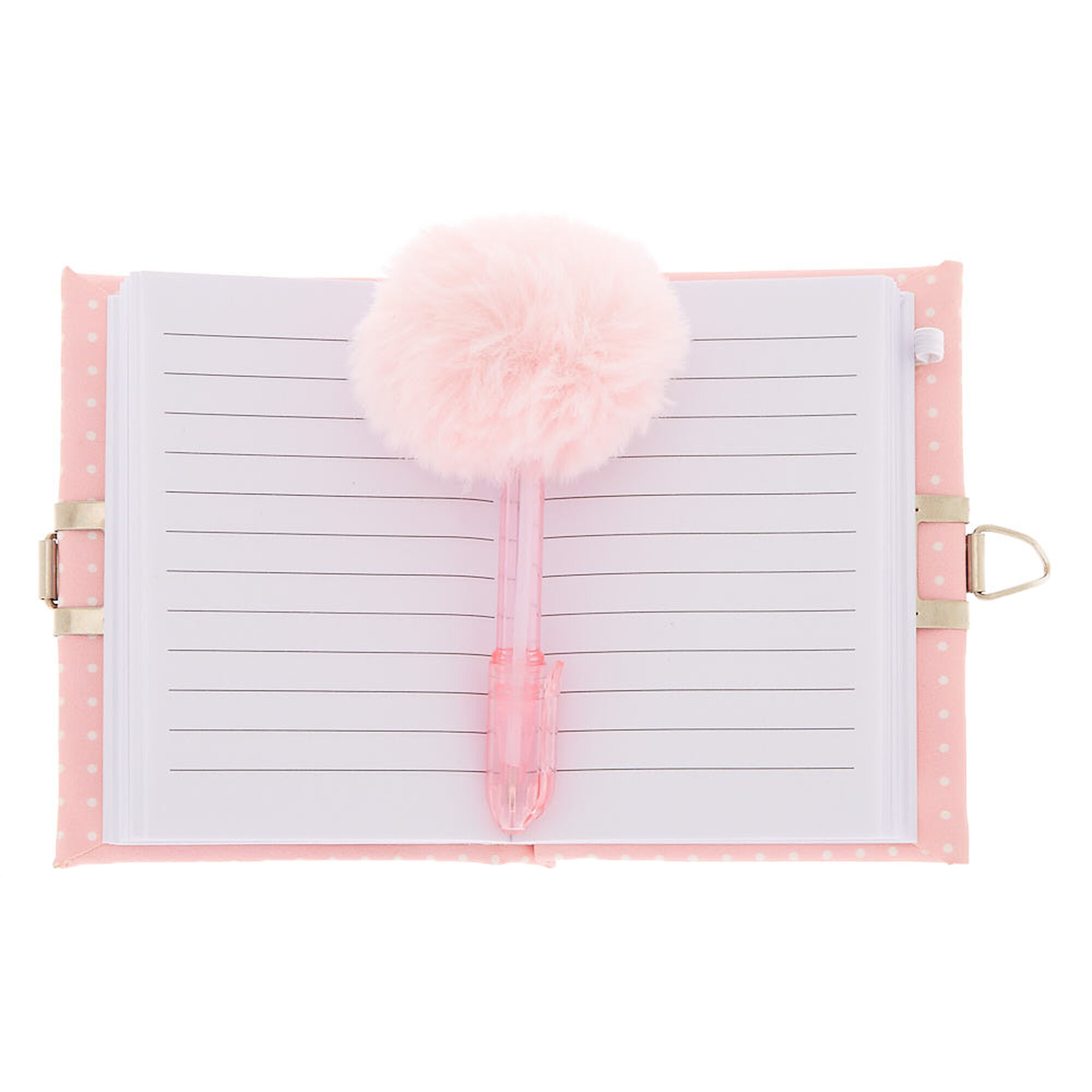 Claire S Club Unicorn Lock Diary Pink Claire S