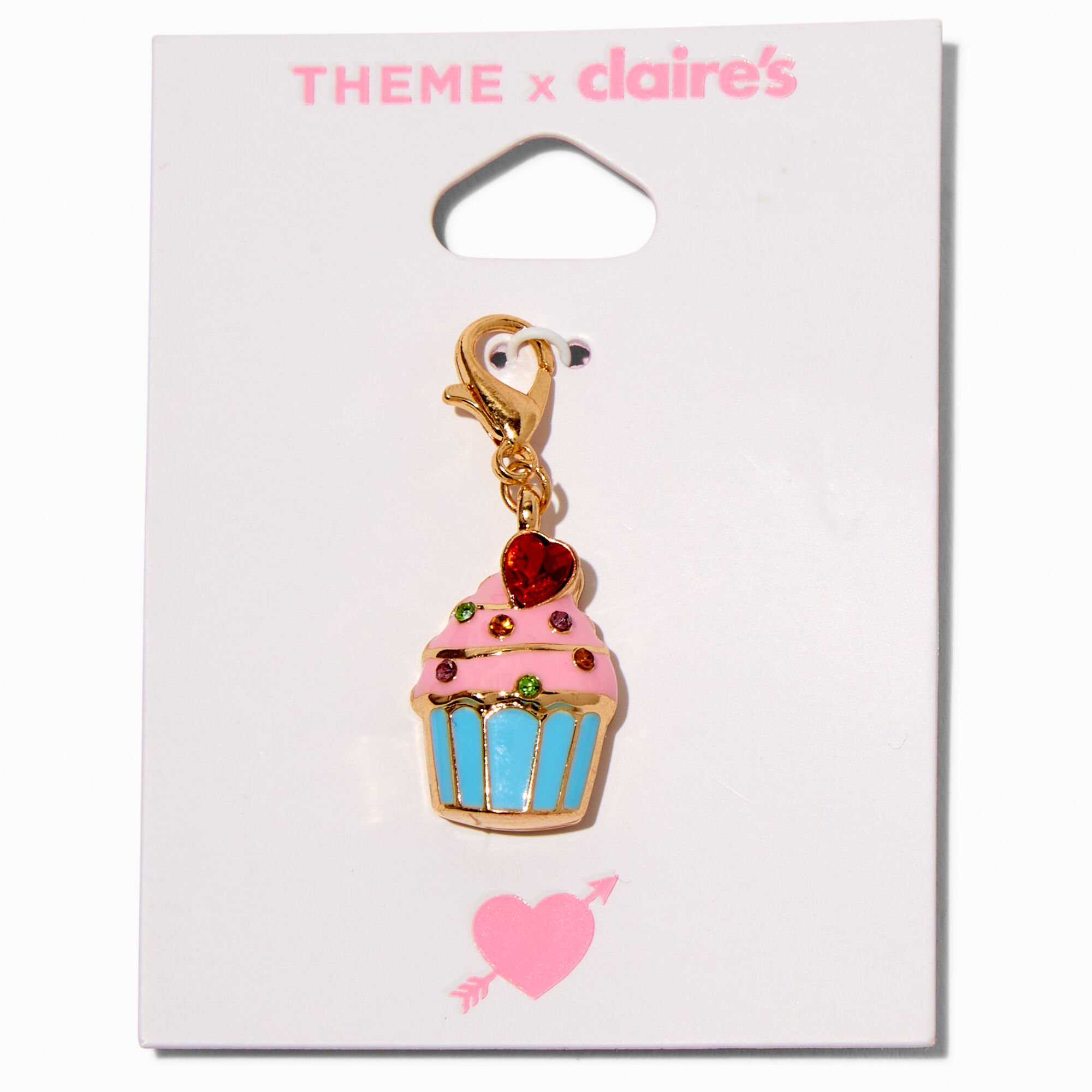 T H E M E x Claire's Gold-tone Cupcake Charm,