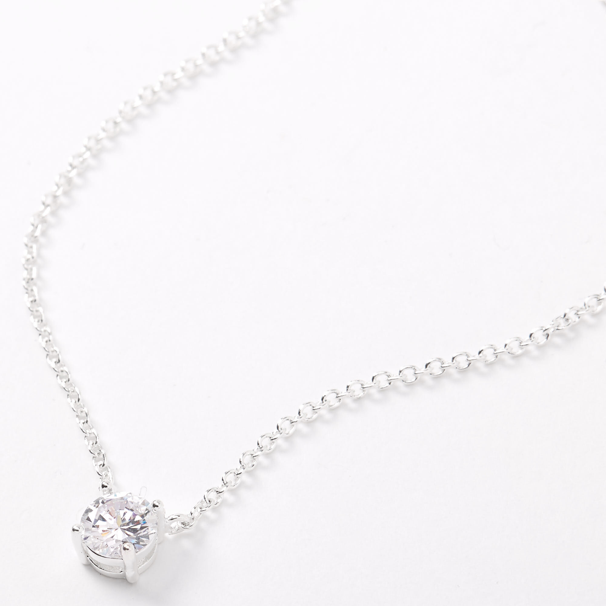 Small cubic zirconia necklace best sale
