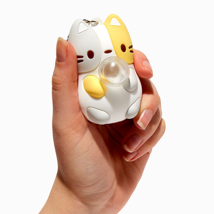Calico Cat Squeeze Keyring,