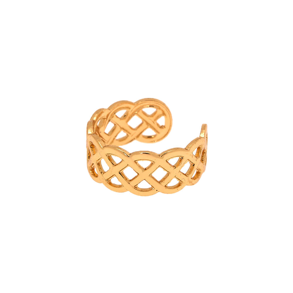 Gold Celtic Knot Toe Ring,