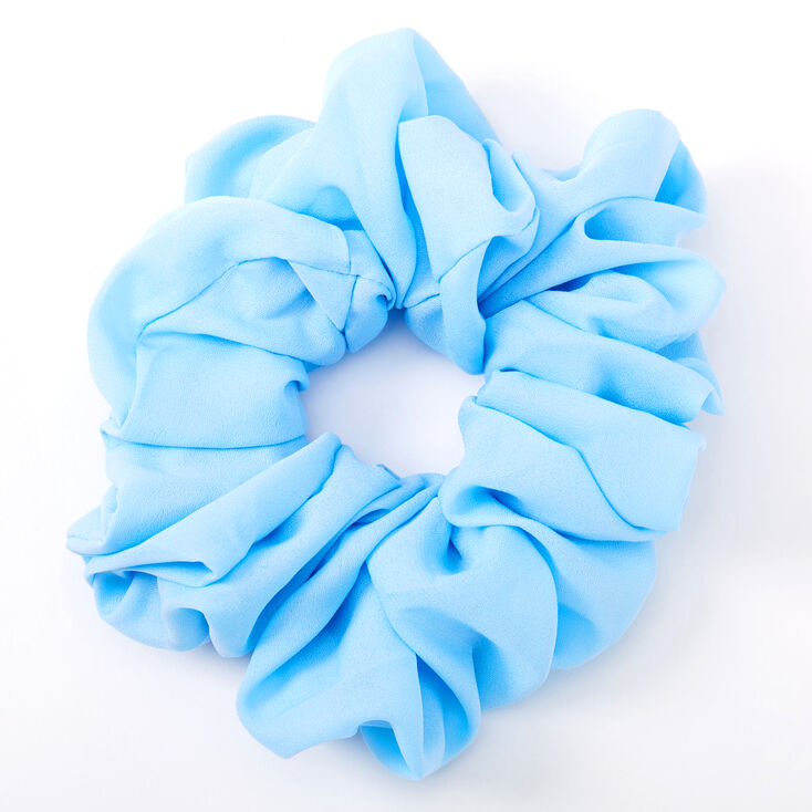 Giant Hair Scrunchie - Candy Blue,