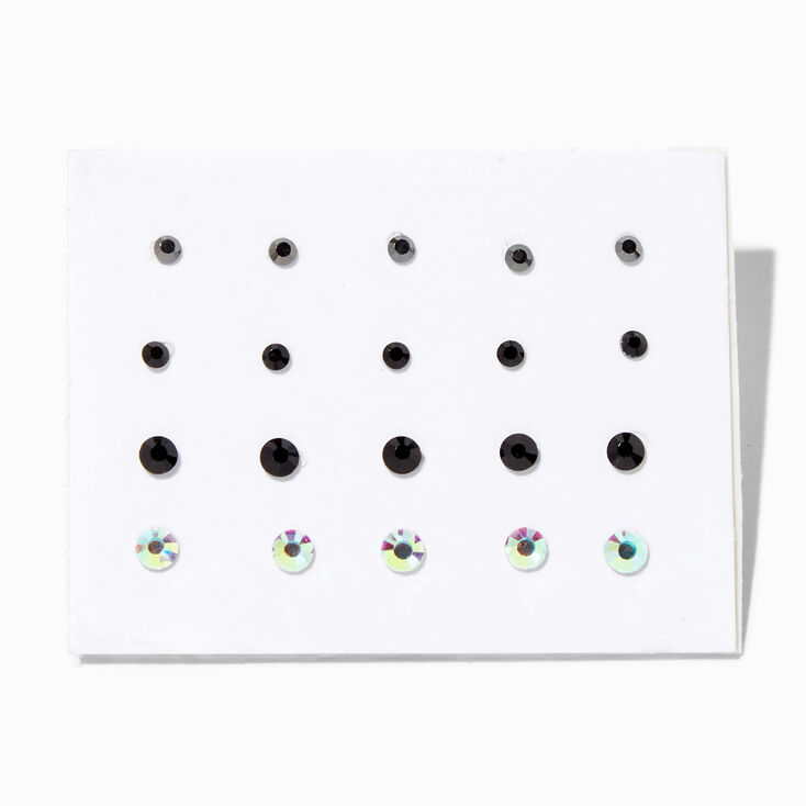 Strass pour le nez noirs &#40;lot de 20&#41;,