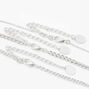 Starburst Chain Choker Necklaces - 3 Pack,