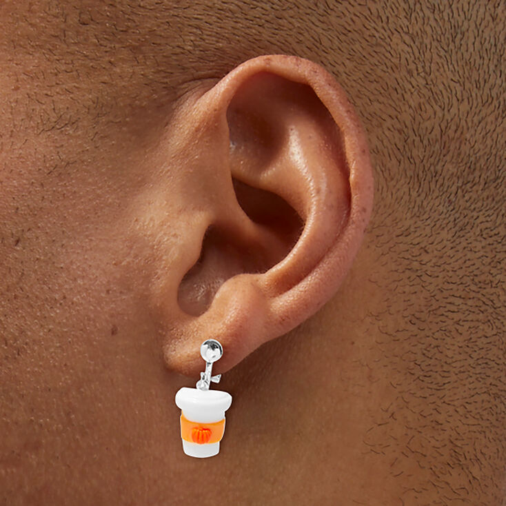 Pendantes &agrave; clip latte &eacute;pic&eacute; &agrave; la citrouille,