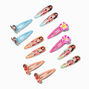 Disney Moana 2 Glitter Snap Hair Clips - 12 Pack,