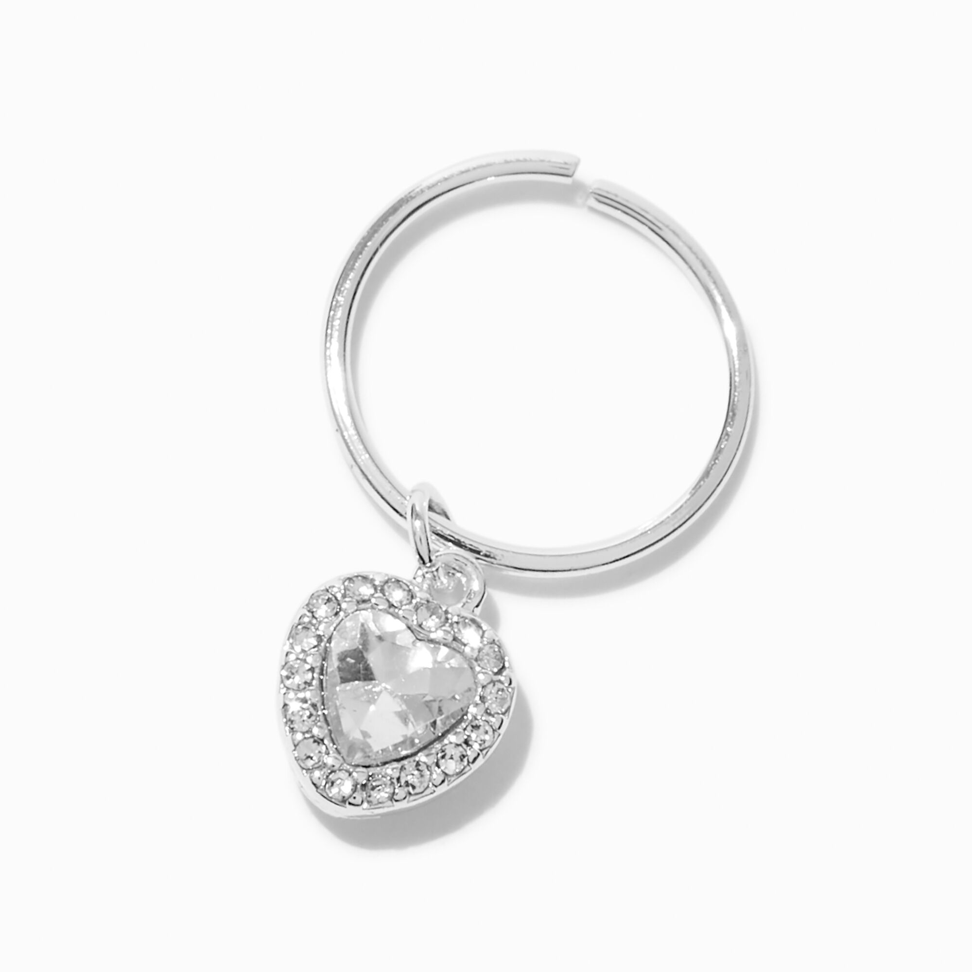 Silver Icon Hair Rings - 6 Pack,