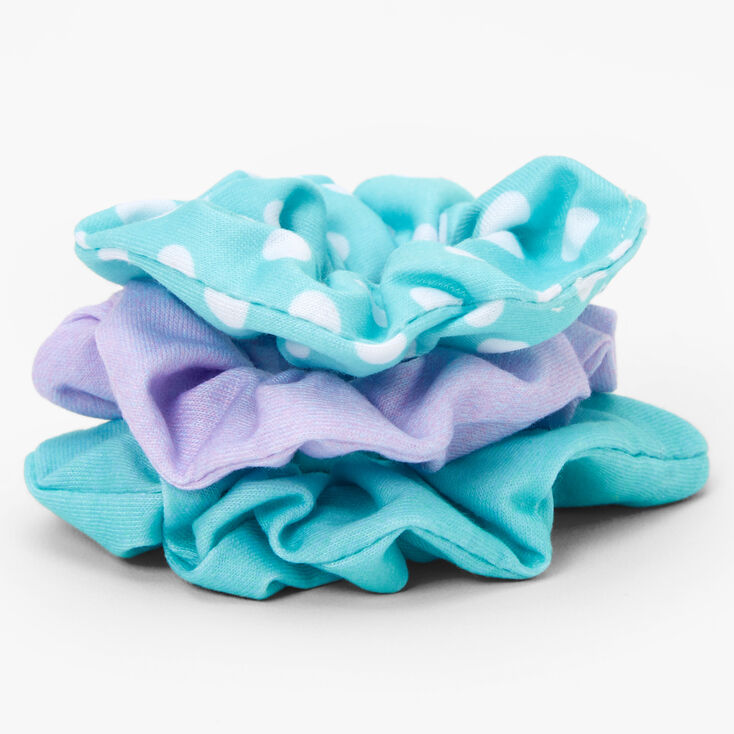 Claire&#39;s Club Polka Dot Scrunchies - Mint, 3 Pack,