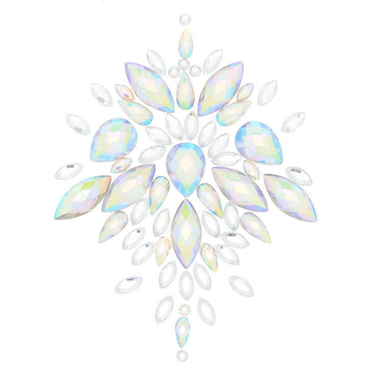 Iridescent Skin Gems - Clear,