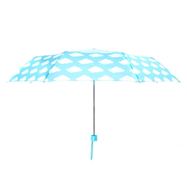 Claire's Parapluie à nuages vert menthe