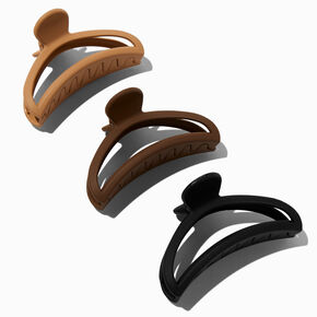 Curved Open Boho Hair Claws - 3 Pack,