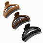 Curved Open Boho Hair Claws - 3 Pack,