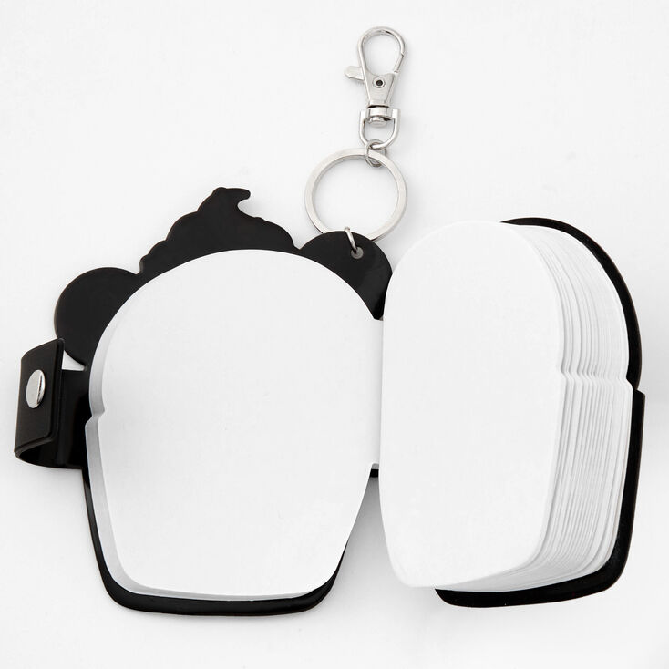 Porte-cl&eacute;s bloc-notes cupcake panda,