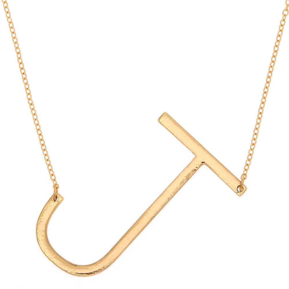 J discount pendant necklace
