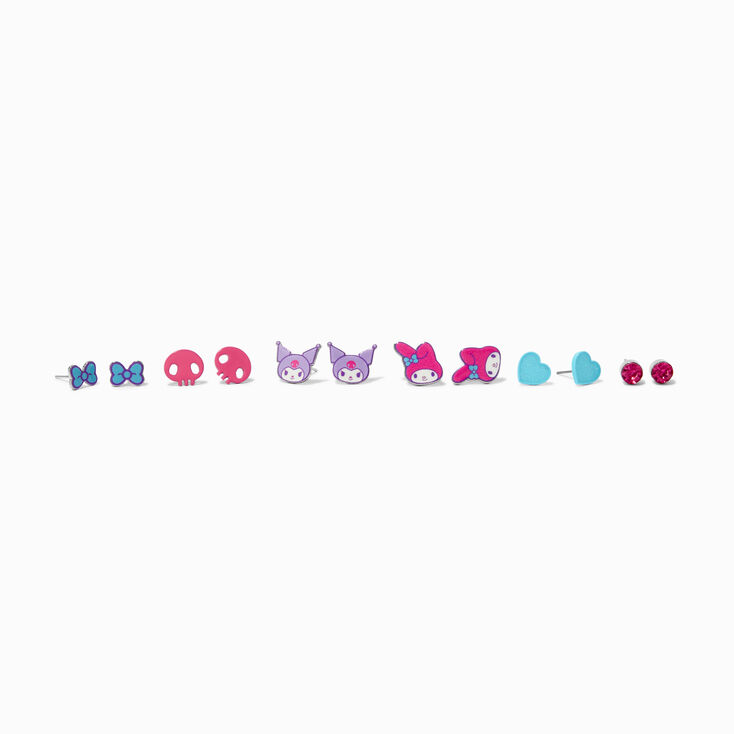 Sanrio&reg; Claire&#39;s Exclusive My Melody&trade; &amp; Kuromi&trade; Stud Earrings - 6 Pack,