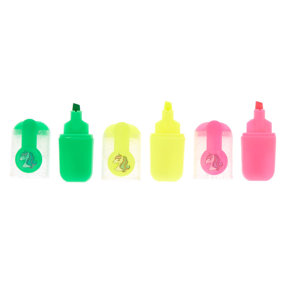 Miss the Glitter Unicorn Highlighters - 3 Pack,