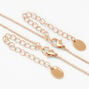 Best Friends Glitter Butterfly Split Heart Necklaces - 2 Pack,