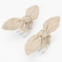 Small Jute Knot Hair Claws - 2 Pack,