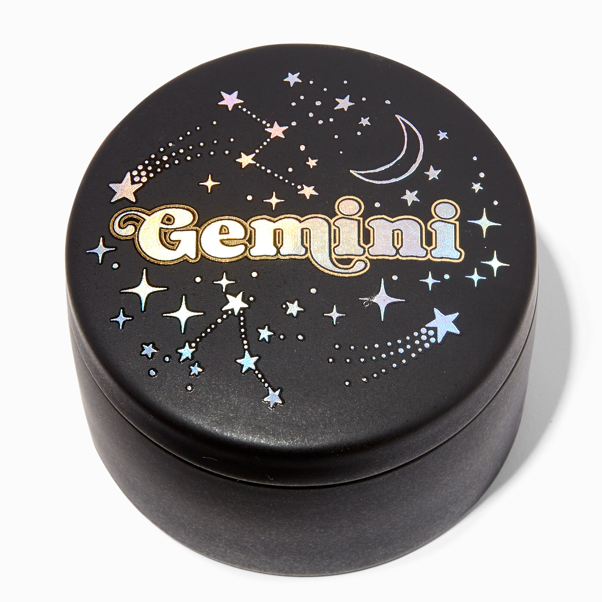 View Claires Zodiac Trinket Keepsake Box Gemini information