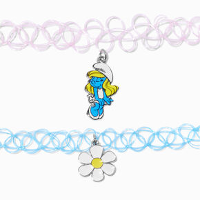 The Smurfs&trade; Claire&#39;s Exclusive Tattoo Choker Necklace Set - 2 Pack,