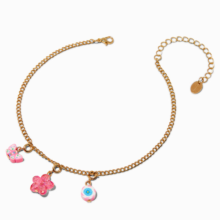 Claire&#39;s Club Make-It-Yourself Flower Charm Necklace Kit,