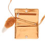Francesca the Fox Golden Metallic Crossbody Wallet,