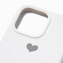 White Heart Phone Case - Fits iPhone&reg; 14 Pro Max,
