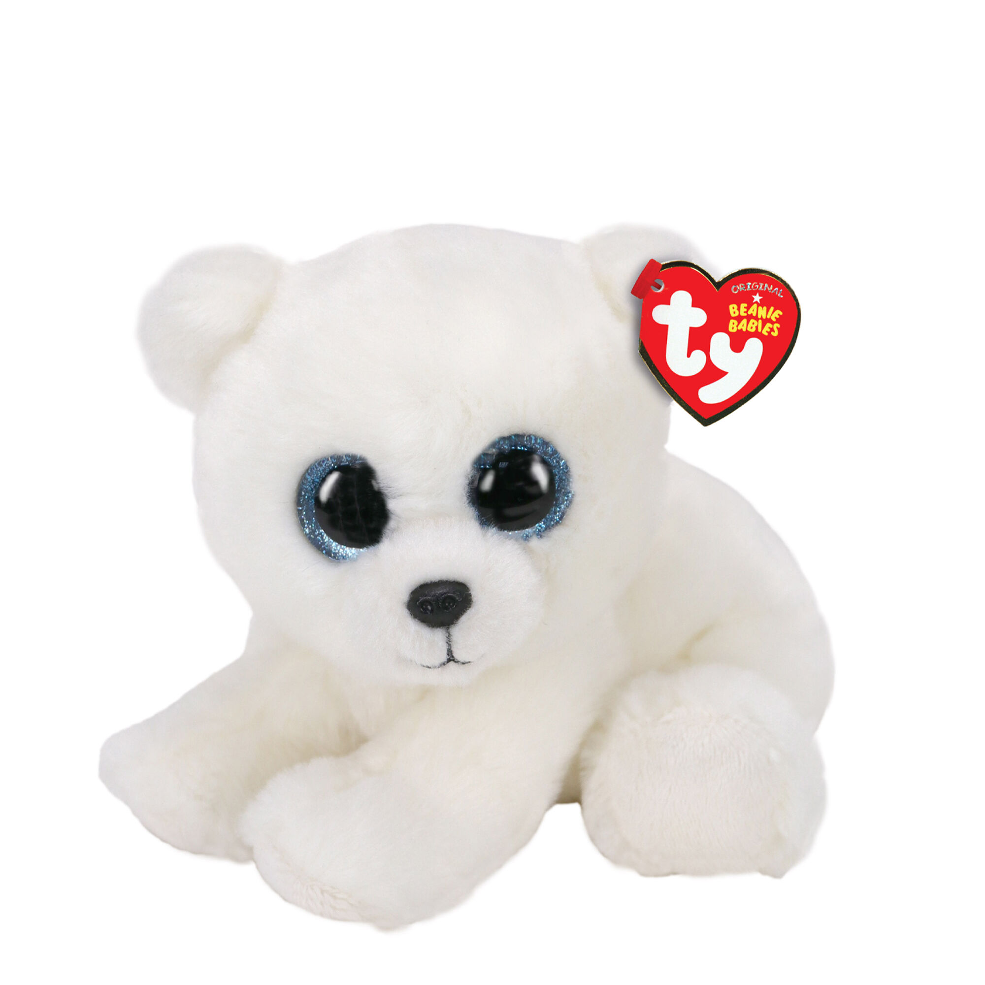 NEW Ty Beanie Baby  ICE BOX  Polar Bear with Ribbon FREE SHIPPING 