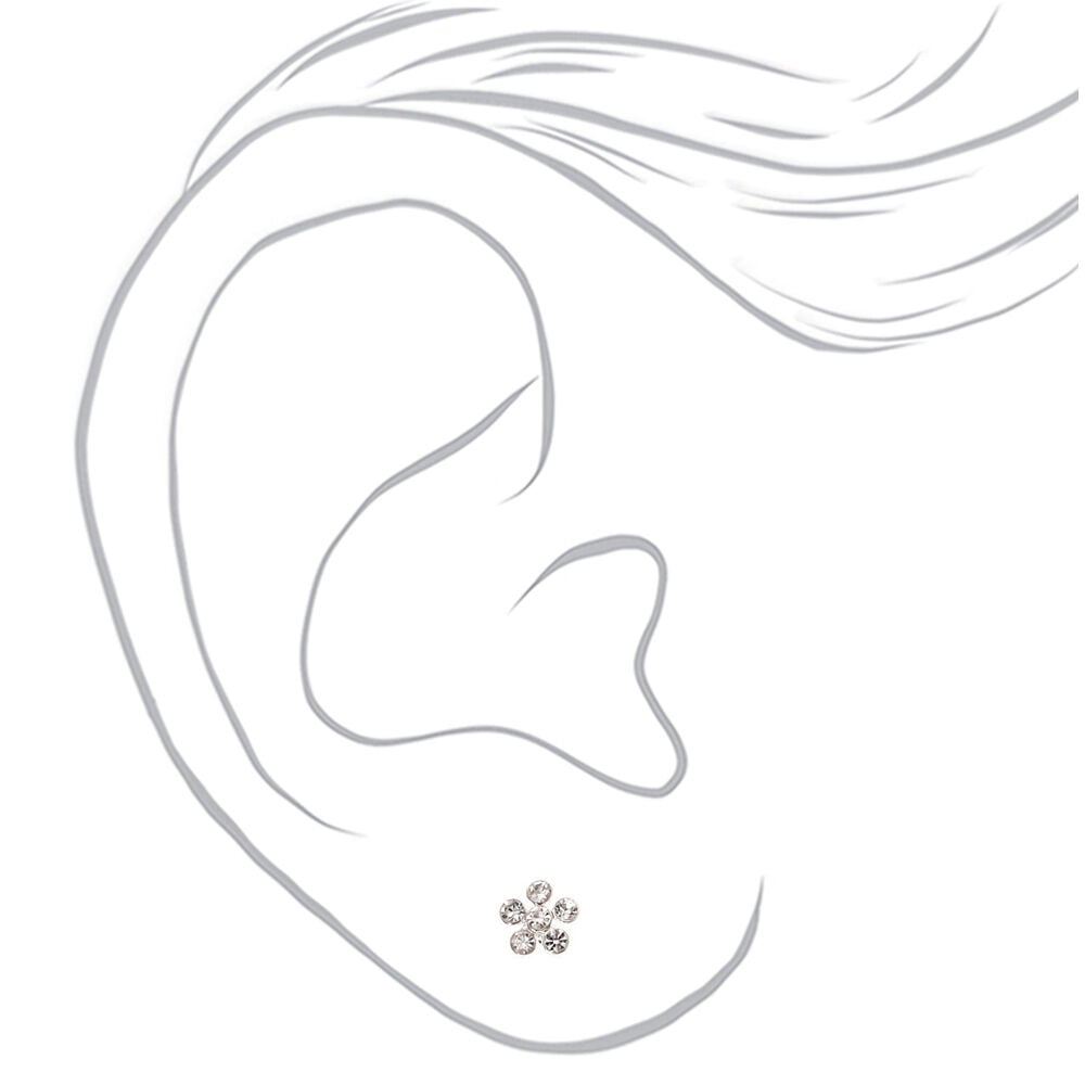 Silver Bloom Jewellery Set - Blue, 2 Pack,