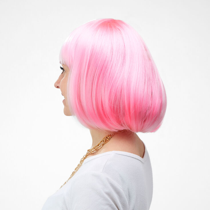 Pink Short Length Wig,