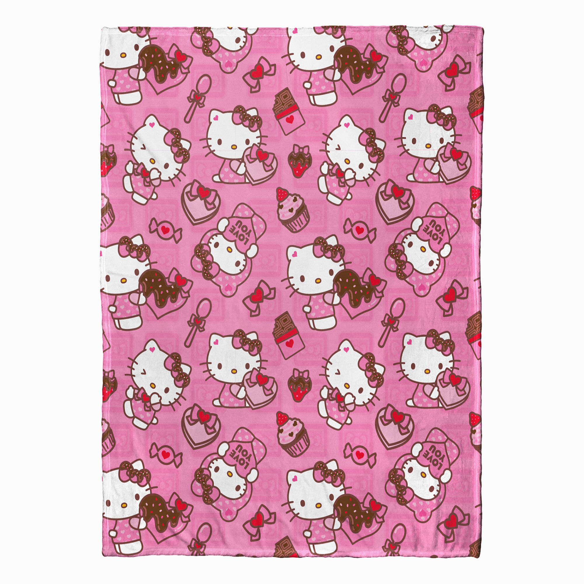Hello Kitty® Love You Much Silk Touch Throw (ds),