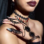 Black Metal Lace Bracelet Ring,