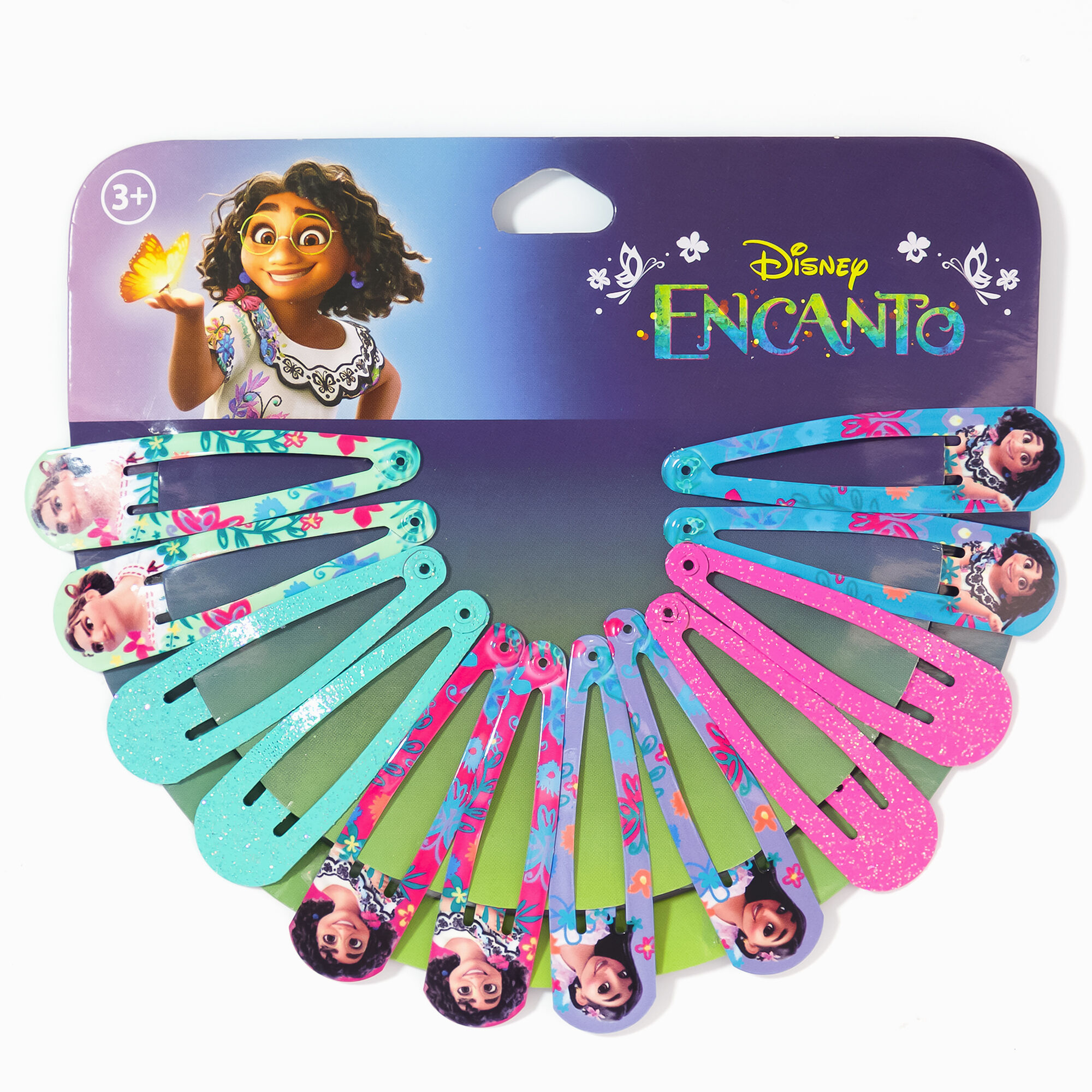 View Claires Disney Encanto Snap Hair Clips 12 Pack information