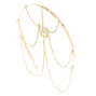 Gold Flower Medallion Head Chain,