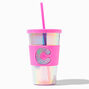 Bedazzled Initial Tumbler - C,