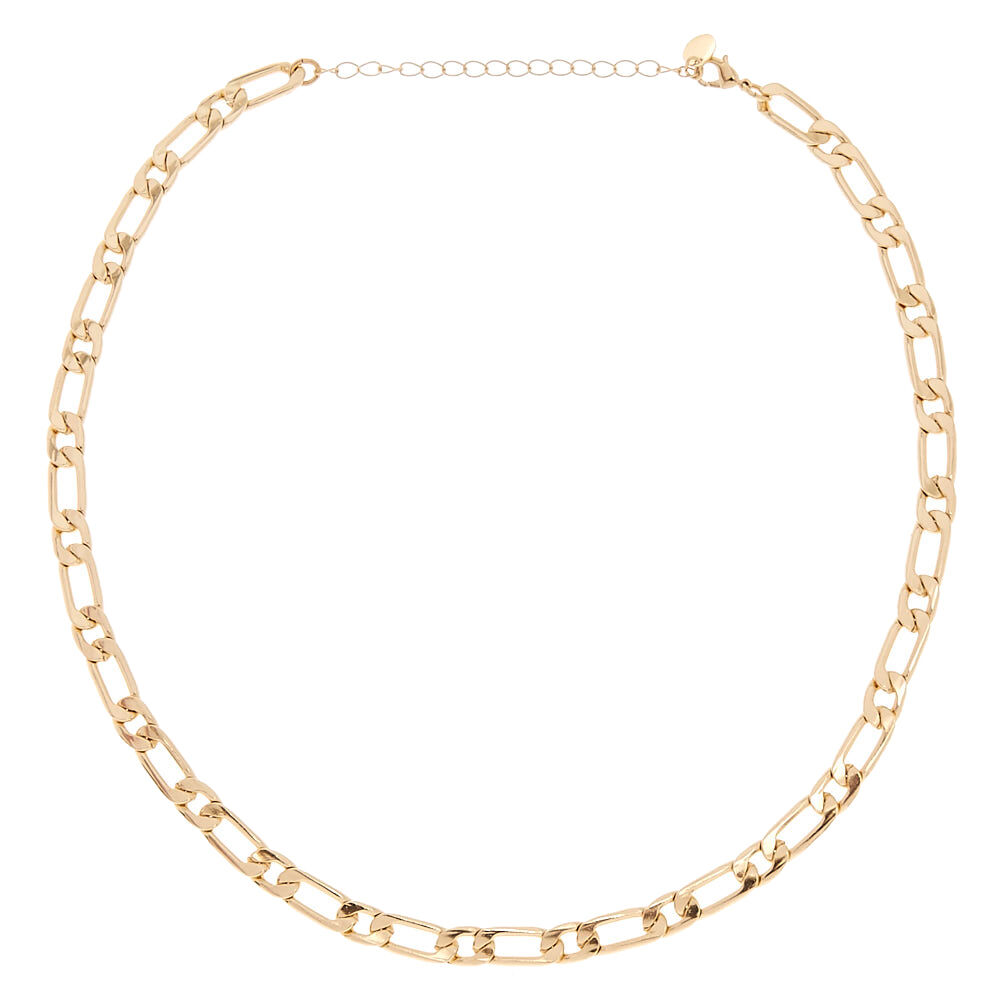 Gold Tone Standard Chain Necklace,