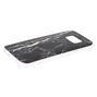 Coque de portable noire effet marbr&eacute; - Compatible avec Samsung Galaxy&nbsp;S7,