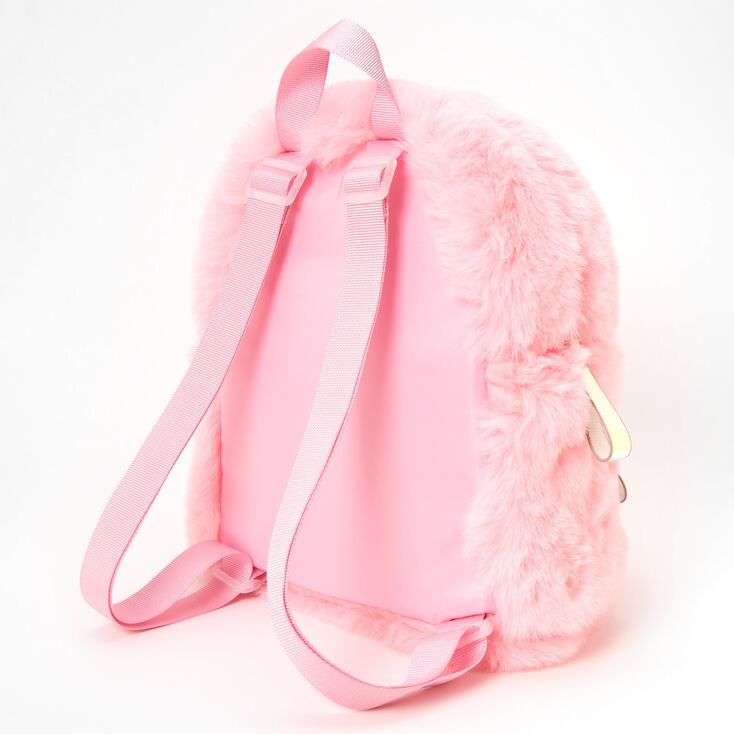 Pink Furry Backpack | Claire's