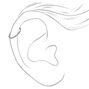 Silver Moon 16G Crystal Cartilage Earrings - 3 Pack,