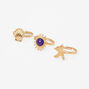 Gold Mood Seashell &amp; Sun Rings - 3 Pack,