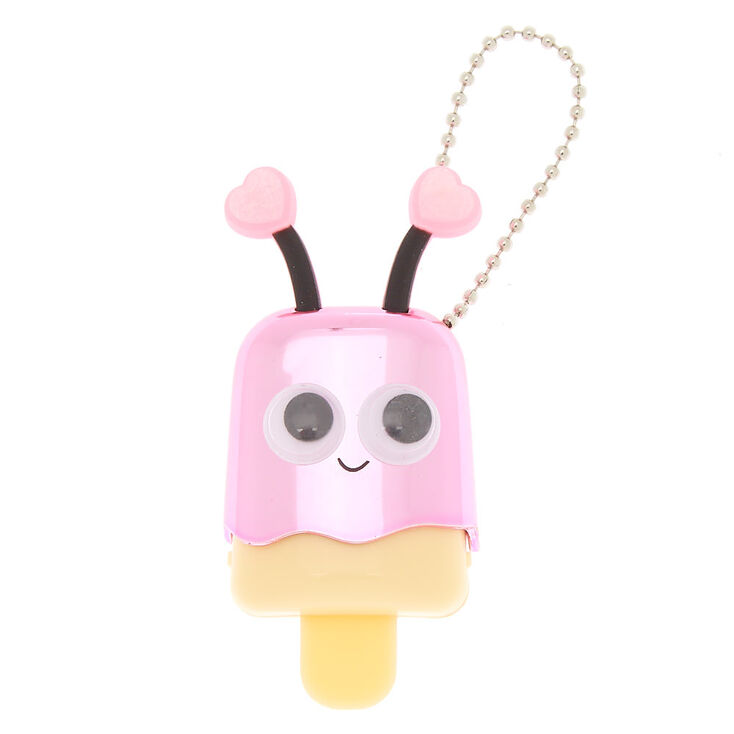 Claire's Gloss glace rose à antennes de Pucker Pops parfum bubblegum