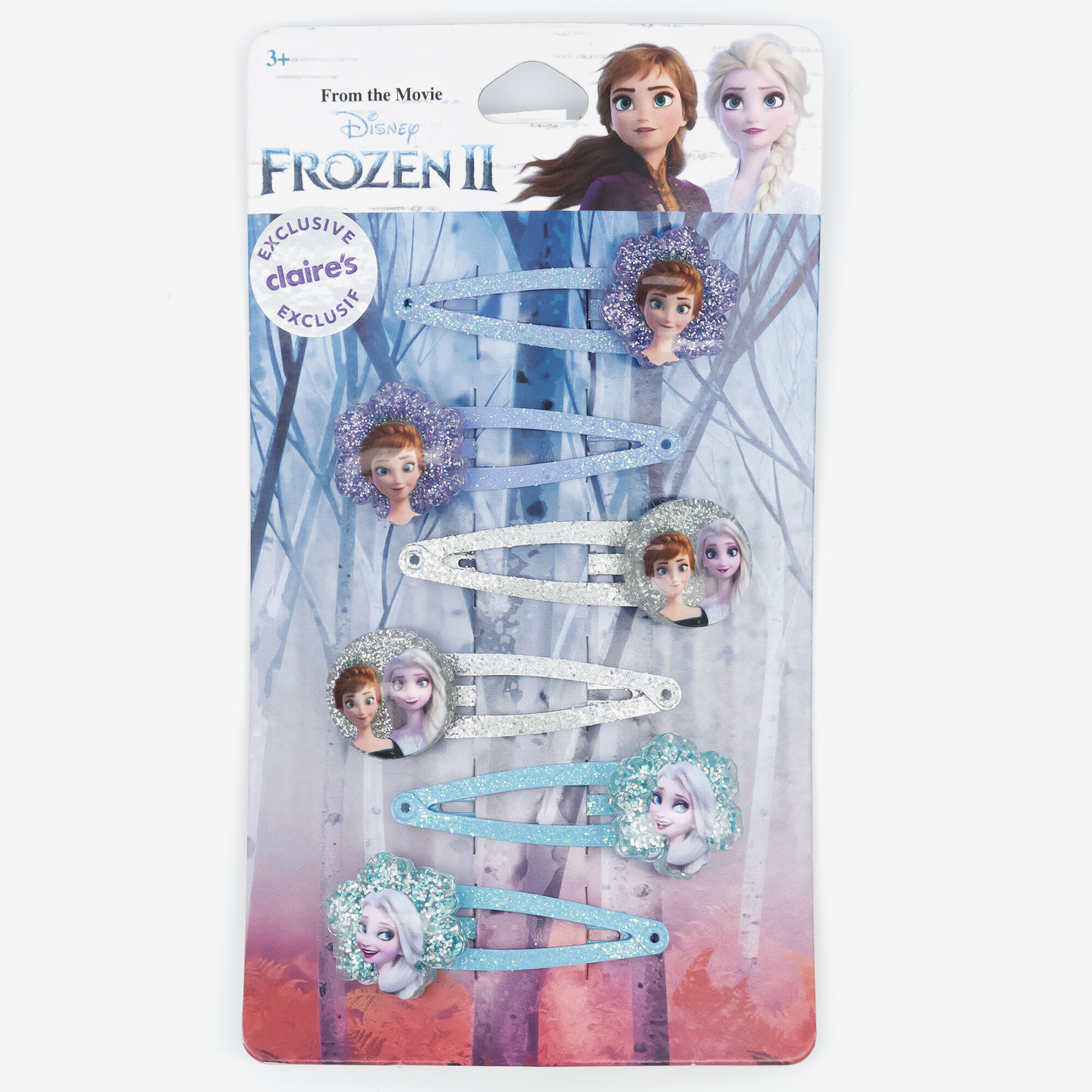 Barrettes clic clac La Reine des Neiges 2 ©Disney - Lot de 6,